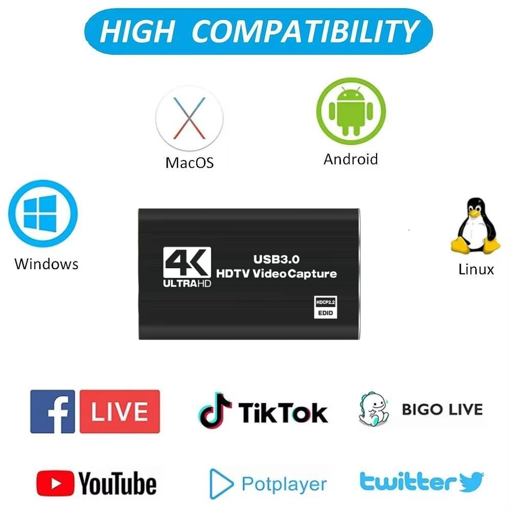 Roreta 4K USB 3.0 비디오 캡처 카드, H - Capture Card 4K Hdmi 리뷰 및 가격