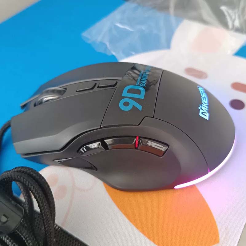 X10 유선 게이밍 매크로 마우스 9키 12000DPI - Mouse Gaming Esports 리뷰 및 가격