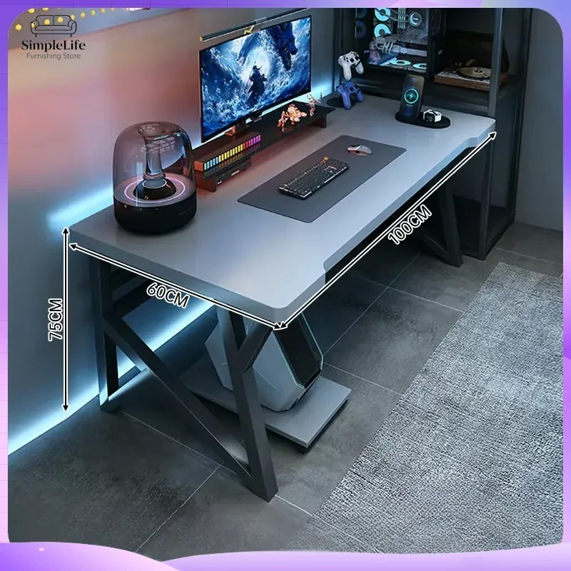 현대식 이중 컴퓨터 책상 (홈 오피스, 침실, e스포츠 - Esports Gaming School 리뷰 및 가격